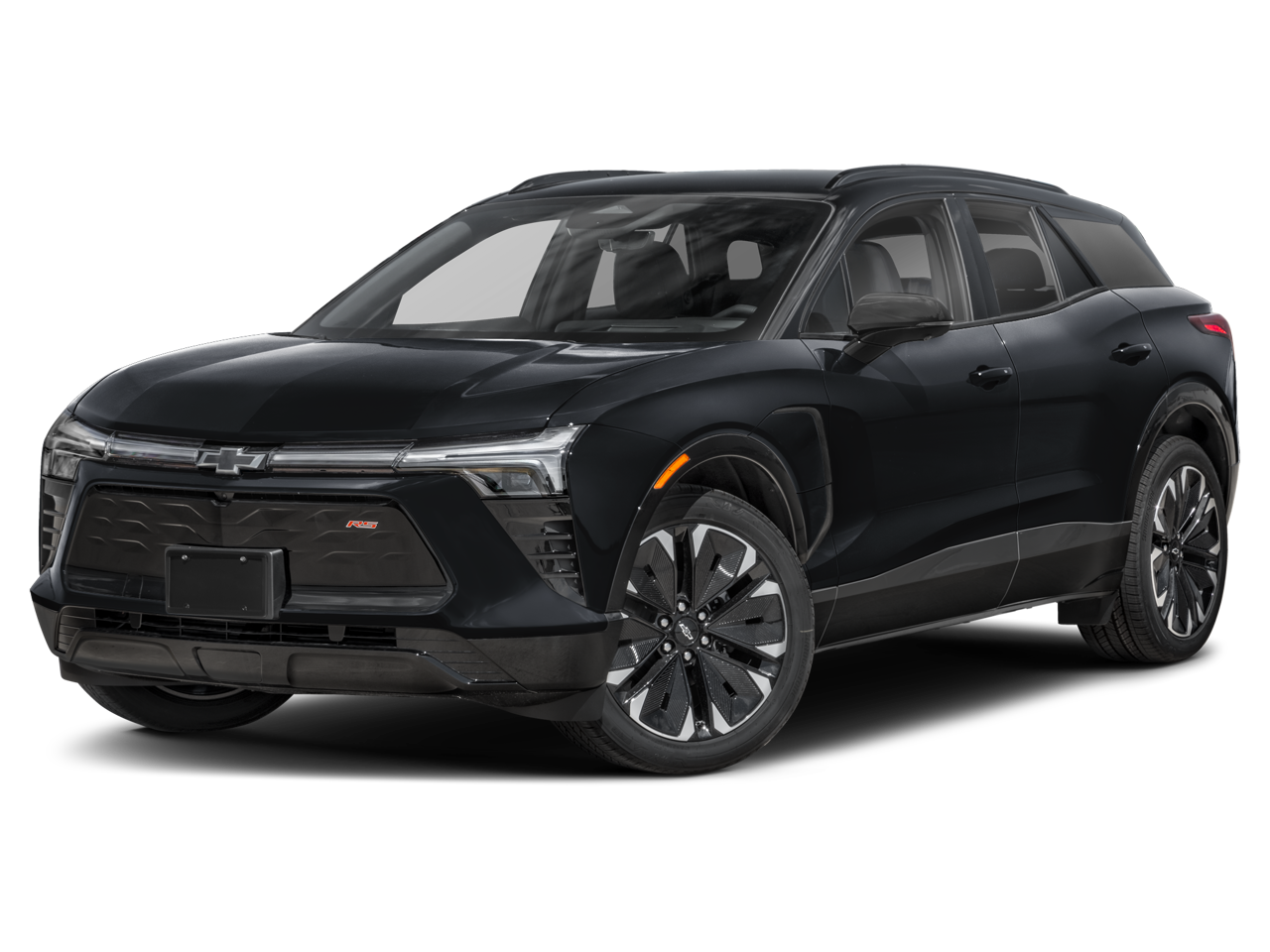 2024 Chevrolet Blazer EV RS in Sterling Gray Metallic — front three-quarter view