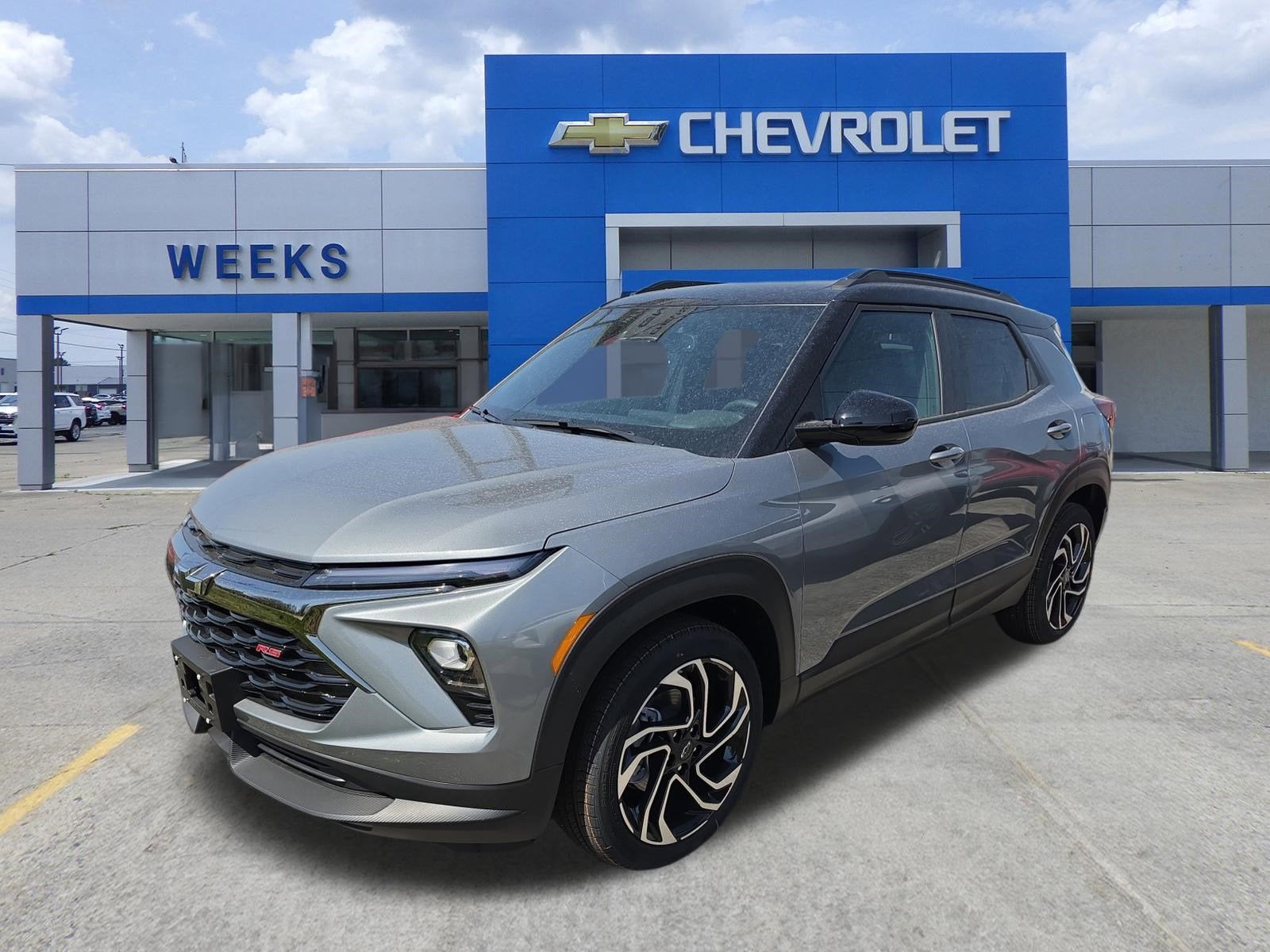 2026 Chevrolet Trailblazer RS in Sterling Gray Metallic — front three-quarter view